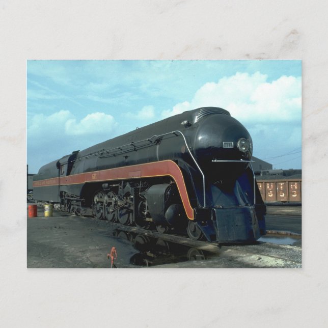 N&W 4-8-4 POSTCARD (Front)