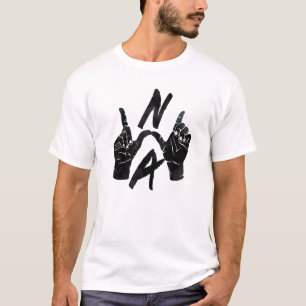 N.W.A Hand Sign Dark Illustration T-Shirt
