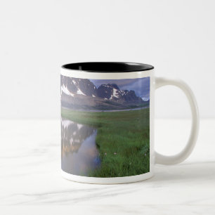 NA, Canada, Alberta, Tonoquin Valley. Jasper Two-Tone Coffee Mug
