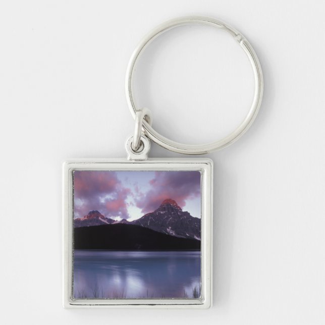 NA, Canada, Banff NP, Morning's first light on Keychain (Front)