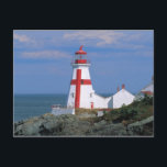 NA, Canada, New Brunswick, Campobello Island. Postcard<br><div class="desc">COPYRIGHT Julie Eggers / DanitaDelimont.com | CN04 JEG0023.jpg | NA,  Canada,  New Brunswick,  Campobello Island. East Quoddy lighthouse.</div>