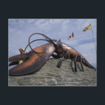 NA, Canada, New Brunswick, Shediak, World's Postcard<br><div class="desc">COPYRIGHT Walter Bibikow / DanitaDelimont.com | CN04 WBI0032.jpg | NA,  Canada,  New Brunswick,  Shediak,  World's largest lobster (11x5 metres); Oh! Canada</div>