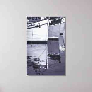 NA, Canada, Nova Scotia, Digby. Fishing boats; Canvas Print