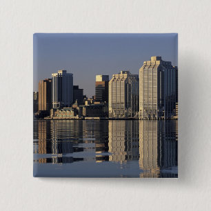 NA, Canada, Nova Scotia, Halifax. Halifax 2 Inch Square Button