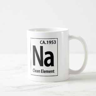 NA Clean Element Periodic Table Coffee Mug