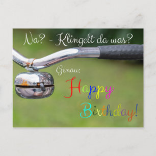 Na? Klingelt da was? Genau: Happy Birthday! Postcard