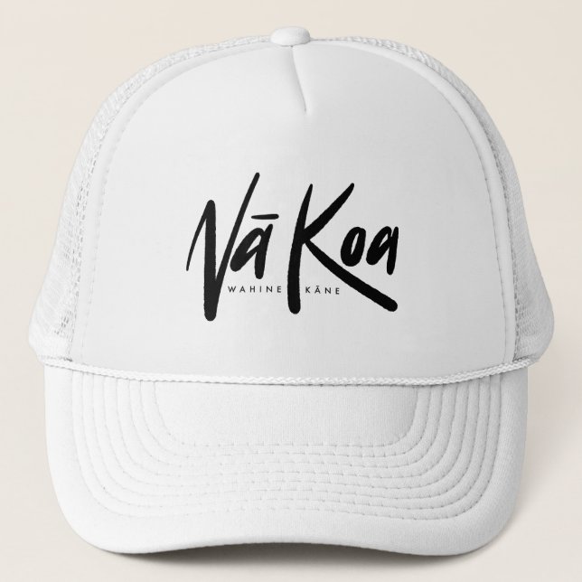 Na Koa Casquette (Trucker) Blanc (Devant)