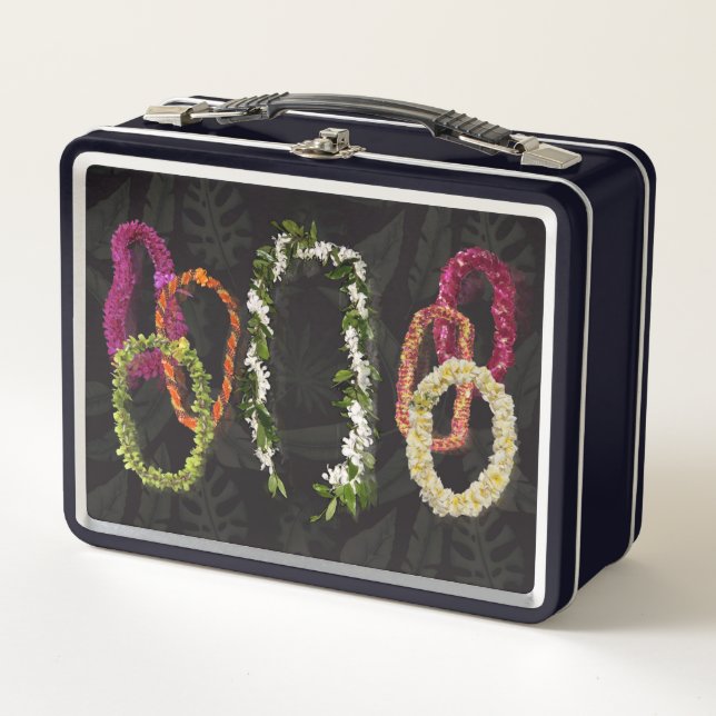 Na Lei 'O Hawaii Retro Lunch Box (Front)