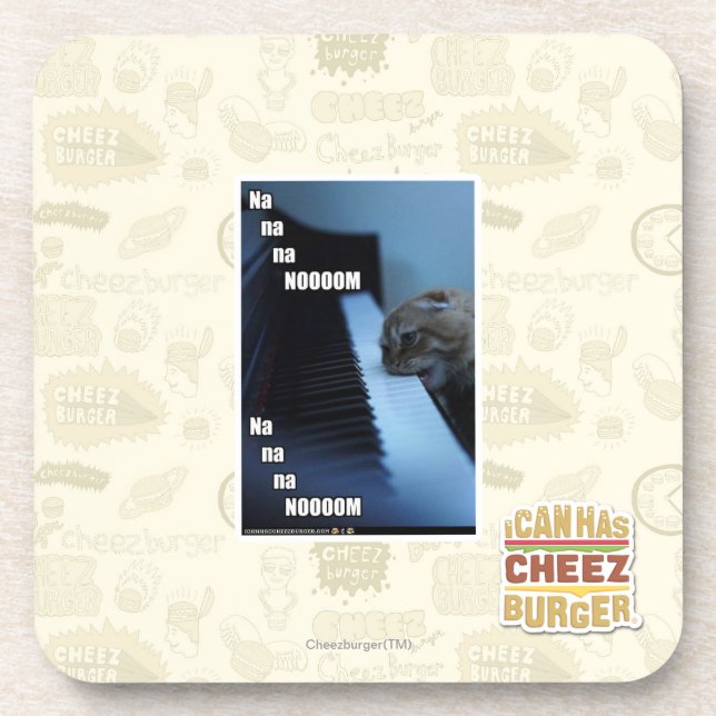 Na na na nooom coaster (Front)