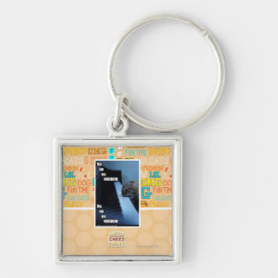 Na na na nooom keychain