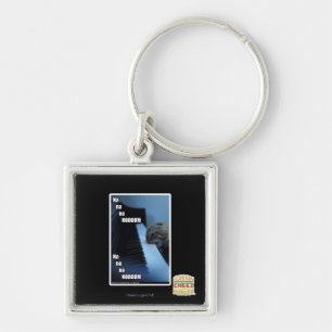 Na na na nooom keychain