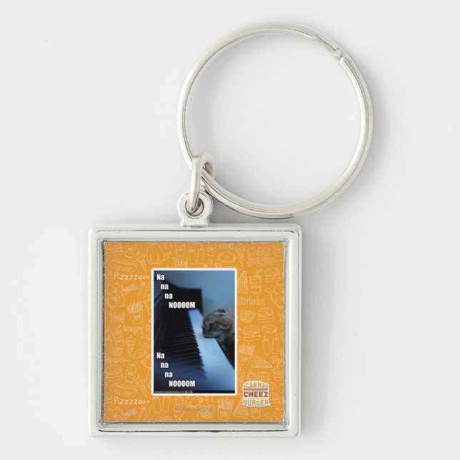 Na na na nooom keychain (Front)