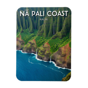 Nā Pali Coast Kauai Hawaii Travel Magnet