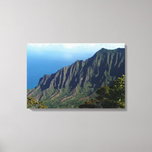 Na Pali Coast on Kauai canvas print