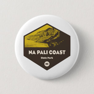 Nā Pali Coast State Park Hawaii 2 Inch Round Button
