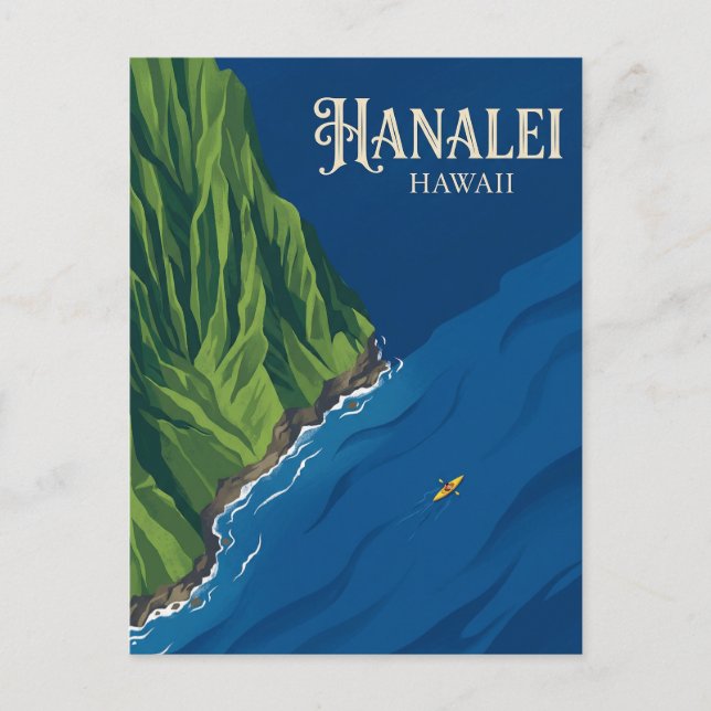 Na Pali Coast USA Postcard (Front)