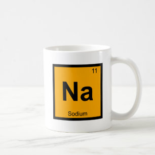 Na - Sodium Chemistry Periodic Table Symbol Coffee Mug
