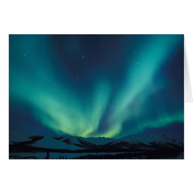 NA, USA, Alaska, Brooks Range, Curtains of green (Front Horizontal)