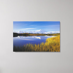 NA, USA, Alaska, Denali NP Mt. McKinley in Canvas Print