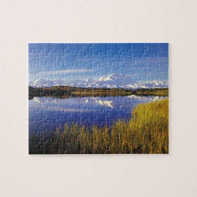 NA, USA, Alaska, Denali NP Mt. McKinley in Jigsaw Puzzle (Horizontal)