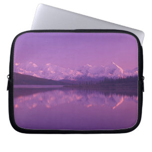NA, USA, Alaska, Denali NP, Wonder Lake, Evening Laptop Sleeve