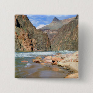 NA, USA, Arizona. Grand Canyon National Park. 2 Inch Square Button