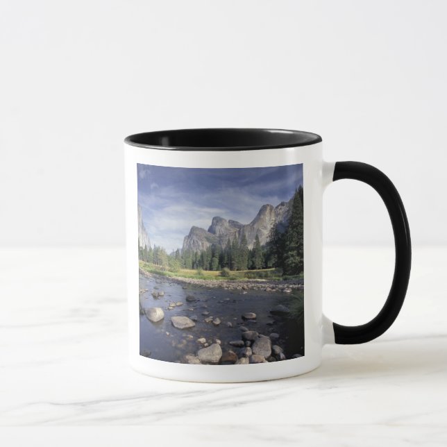 NA, USA, California, Yosemite NP, Valley view Mug (Right)