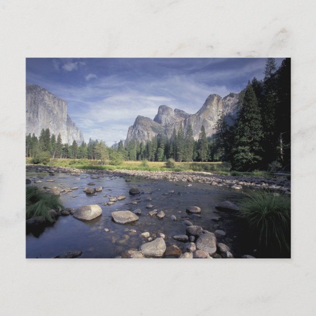 NA, USA, California, Yosemite NP, Valley view Postcard (Front)
