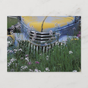 NA, USA, eastern Washington, Old truck with Postcard