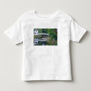 NA, USA, Maine. Bridge over pond in Somesville. Toddler T-shirt