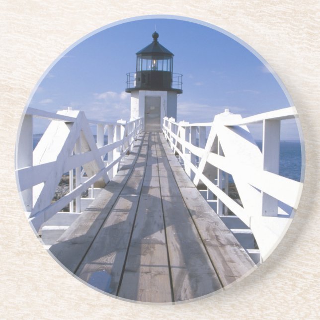 NA, USA, Maine, Port Clyde.  Marshall Point 2 Coaster (Front)