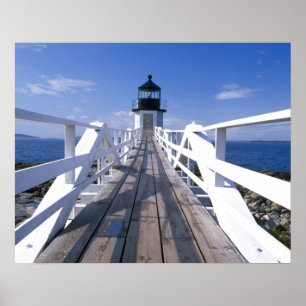 NA, USA, Maine, Port Clyde. Marshall Point 2 Poster