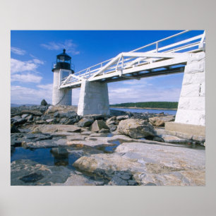 NA, USA, Maine, Port Clyde. Marshall Point Poster