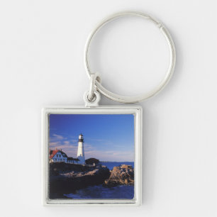 NA, USA, Maine. Portland Head lighthouse. Keychain
