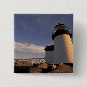 NA, USA, Massachusetts, Nantucket Island, 3 2 Inch Square Button