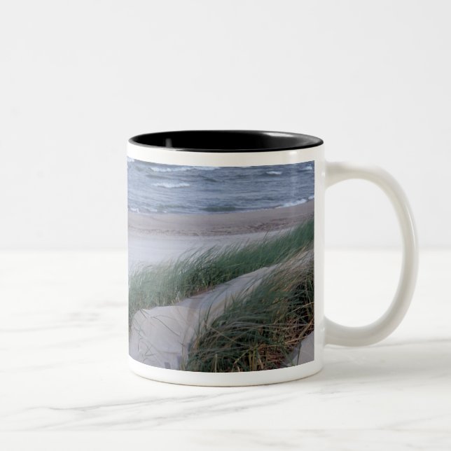 NA, USA, Michigan, Berrien County, St. Joseph, Two-Tone Coffee Mug (Right)