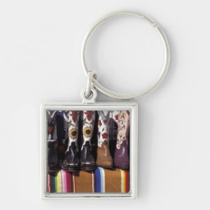NA, USA, New Mexico, Santa Fe. Cowboy boots Keychain