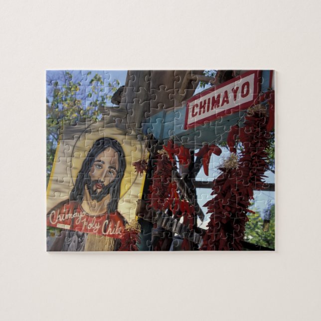 NA, USA, New Mexico, Santa Fe. Jigsaw Puzzle (Horizontal)