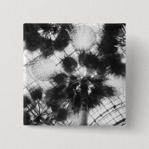 NA, USA, New York, New York City. Palm trees in 2 Inch Square Button