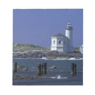 NA, USA, Oregon, Bandon, Coquille Lighthouse Notepad