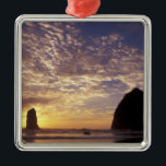 NA, USA, Oregon, Oregon Coast, Canon Beach with Metal Ornament<br><div class="desc">COPYRIGHT Darrell Gulin / DanitaDelimont.com | US38 DGU0077.jpg | NA, USA, Oregon, Oregon Coast, Canon Beach with haystack rock and needles</div>