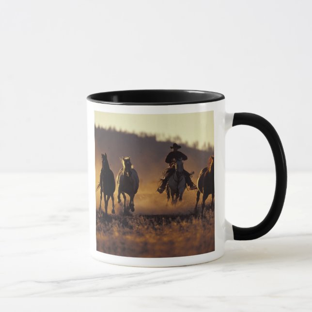 NA, USA, Oregon, Seneca, Ponderosa Ranch, Cowboy 2 Mug (Right)