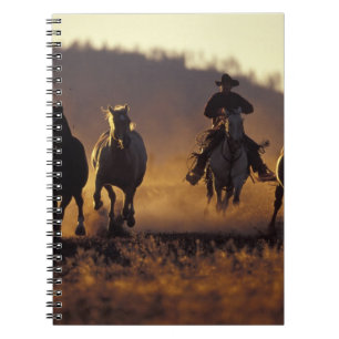NA, USA, Oregon, Seneca, Ponderosa Ranch, Cowboy 2 Notebook