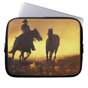 NA, USA, Oregon, Seneca, Ponderosa Ranch, Cowboy 3 Laptop Sleeve