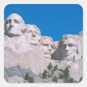 NA, USA, SD, Mount Rushmore. Square Sticker