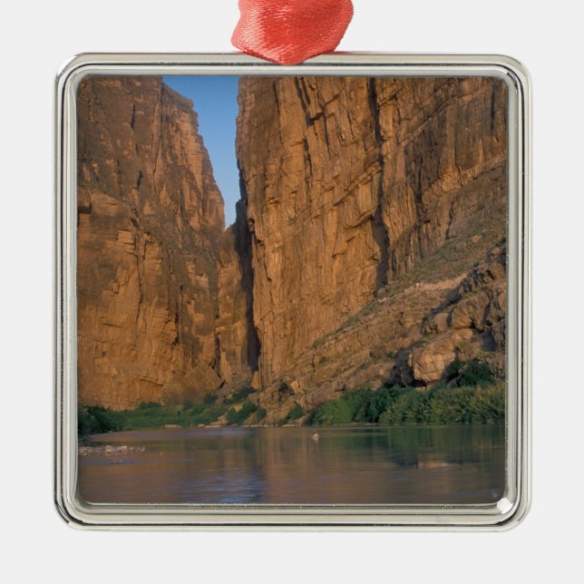 NA, USA, Texas, Big Bend National Park. Rio Metal Ornament (Front)