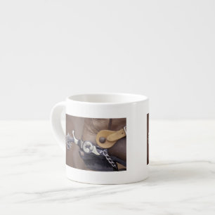 NA, USA, Texas, Lubbock Cowboy boot and spur Espresso Cup