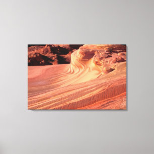 NA, USA, Utah, Vermillion Cliffs. Coyote Butte Canvas Print