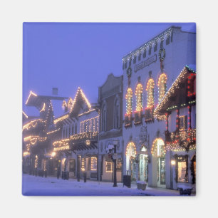 NA, USA, Washington, Leavenworth. Main Street Magnet