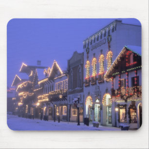 NA, USA, Washington, Leavenworth. Main Street Mouse Pad